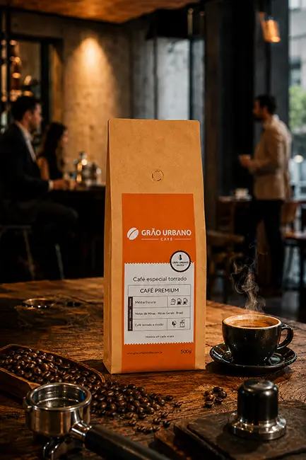 Café Premium Grão Urbano 500g torrado e moído